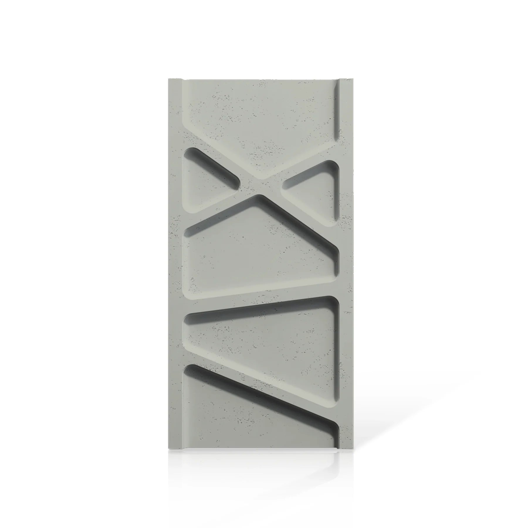 3D Concrete Wall Panels PARALELL colour swatch on white background DecorMania.eu